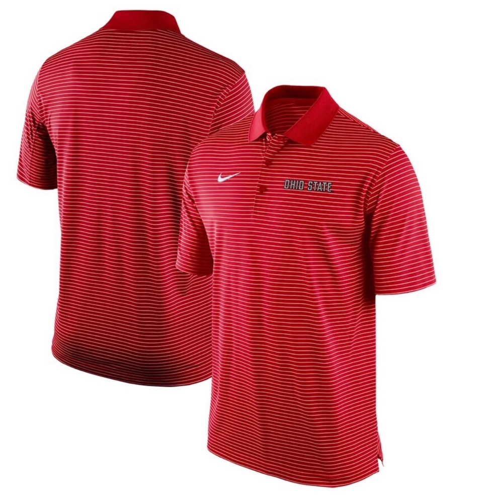Nike Men's Ohio State dry fit polo in size Large